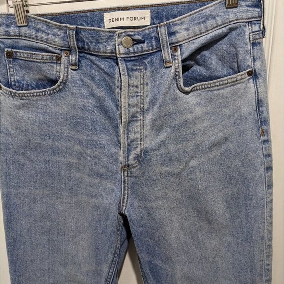 Aritzia Denim Forum | The Arlo High Rise Straight 28L in 7 Years Bleu - Picture 6 of 14